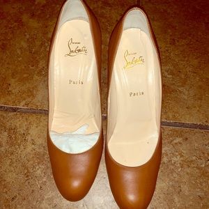 Christan Louboutin wedge heel shoes